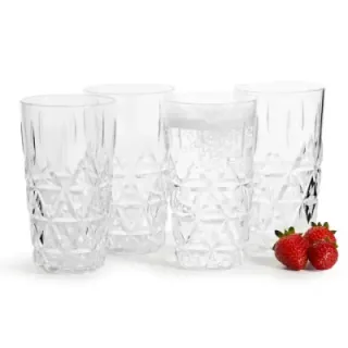 Sagaform Acryl picnic tumblers 400ml set of 4 - LT52115 (gadzety reklamowe)